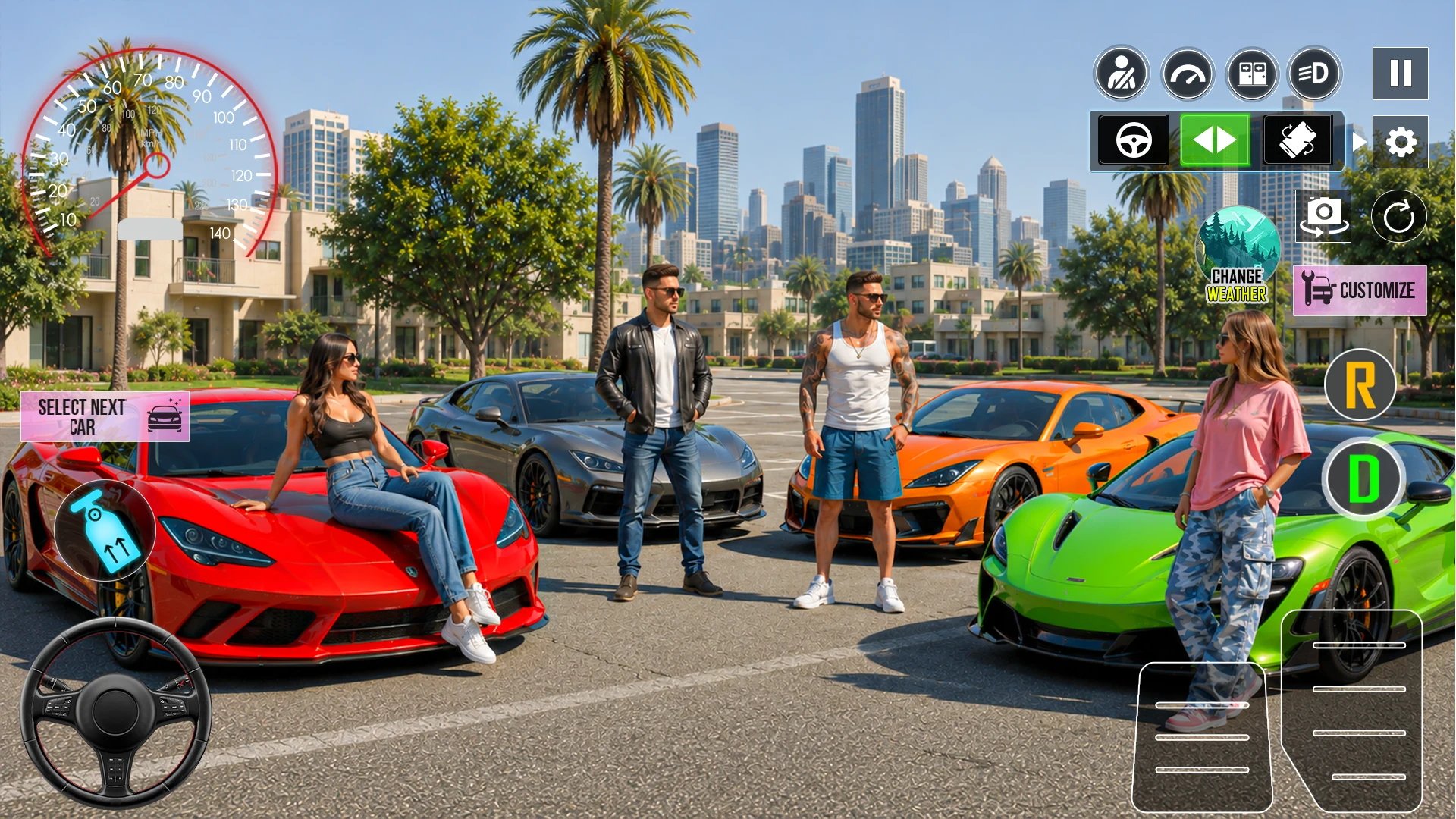 Urban Street Car Driving Game screenshot