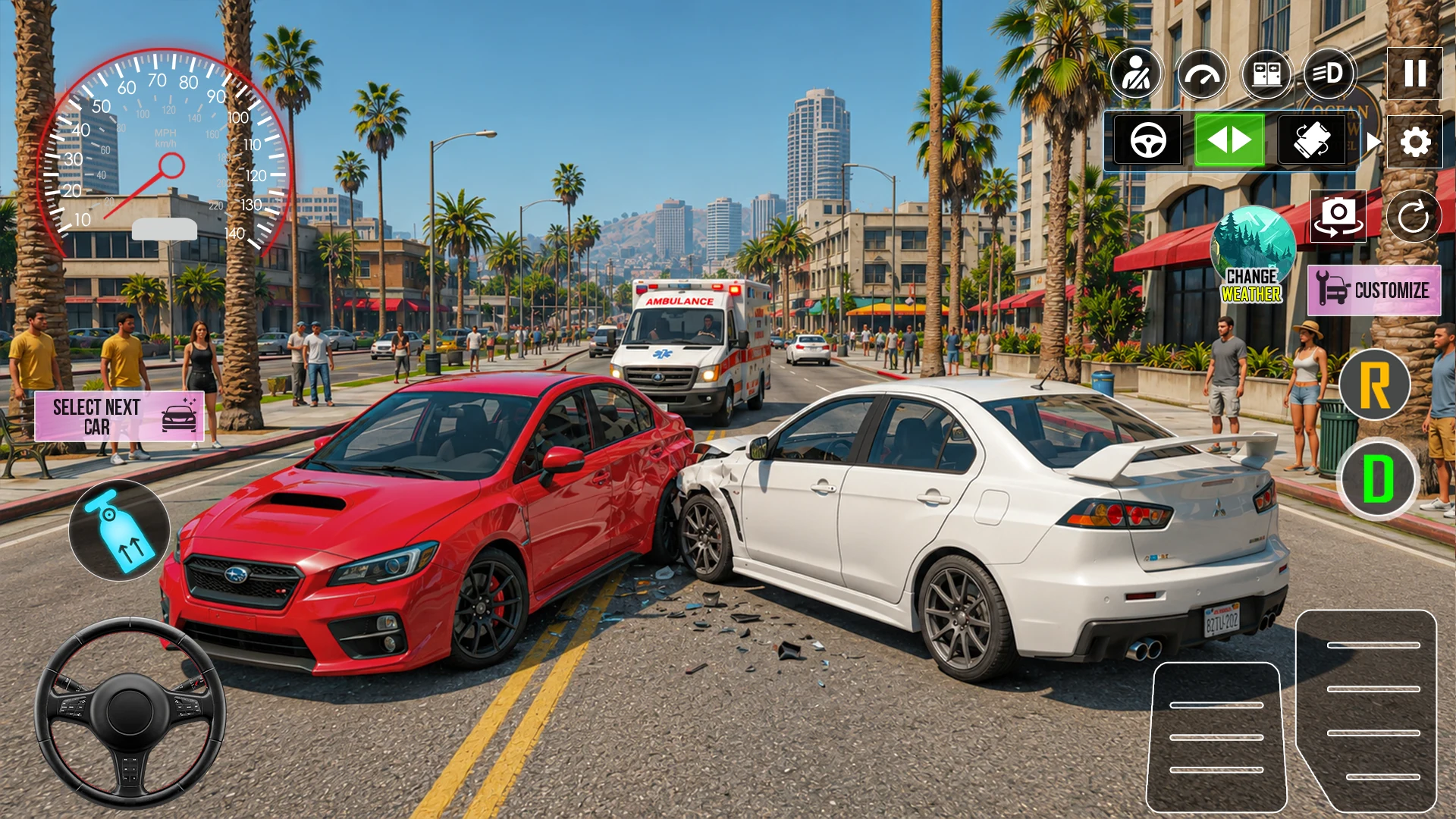 Urban Street Car Driving Game screenshot